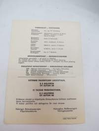 Helsingin mestaruuskilpailut esteratsastuksessa / Helsingfors mästerskapstävlingar i banhoppning - Ruskeasuon Ratsastushallissa 10.11.1968 -Helsinki horse riding