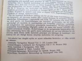 Lärobok i navigation för Flottans undervisningsanstalter och navigationsskolorna -navigation book for martime schools
