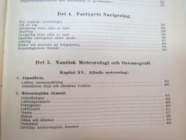 Lärobok i navigation för Flottans undervisningsanstalter och navigationsskolorna -navigation book for martime schools