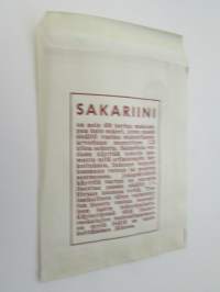Sakariini pussi käyttämätön
