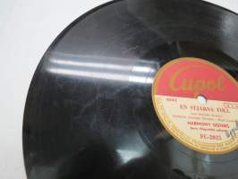 Cupol FC-2025 Harmony Sisters - En stjärna föll / Kärlekskarusellen -savikiekkoäänilevy - 78 rpm record