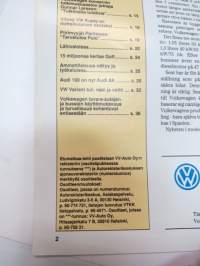 Etumatkaa 1994 nr 4 Volkswagen-Audi -asiakaslehti -customer magazine