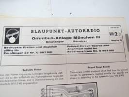 Blaupunkt-Autoradio Technische Daten und Funktionsbeschreibung... / Technical Data and Description - alkuperäisiä tehtaan asennusohjeita ja teknisiä tietoja