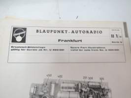 Blaupunkt-Autoradio Technische Daten und Funktionsbeschreibung... / Technical Data and Description - alkuperäisiä tehtaan asennusohjeita ja teknisiä tietoja