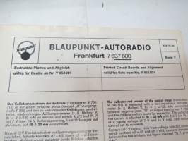 Blaupunkt-Autoradio Technische Daten und Funktionsbeschreibung... / Technical Data and Description - alkuperäisiä tehtaan asennusohjeita ja teknisiä tietoja