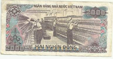 Vietnam 2 000  Dong 1988 -  seteli