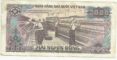 Vietnam 2 000  Dong 1988 -  seteli