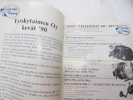 Tyrsky Taimen - tuotekuvasto 1990 -fishing gear catalog