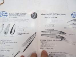 Tyrsky Taimen - tuotekuvasto 1990 -fishing gear catalog