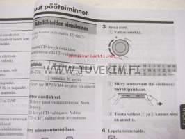 JVC CD Vastaanotin Receiver KD-G612 / KD-G611 / KD-G511 -käyttöohjekirja
