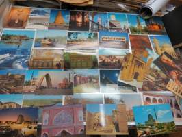 Irak - Baghdad ym. postikortteja 39 kpl 1970-luvulta -postcards from Iraq