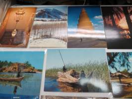 Irak - Baghdad ym. postikortteja 39 kpl 1970-luvulta -postcards from Iraq