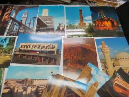 Irak - Baghdad ym. postikortteja 39 kpl 1970-luvulta -postcards from Iraq