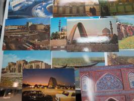 Irak - Baghdad ym. postikortteja 39 kpl 1970-luvulta -postcards from Iraq