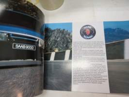 Saab 90, 900, 9000 1986 -myyntiesite / brochure