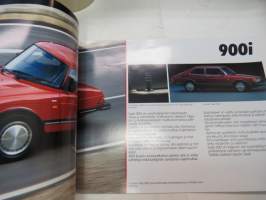 Saab 90, 900, 9000 1986 -myyntiesite / brochure