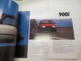 Saab 90, 900, 9000 1986 -myyntiesite / brochure