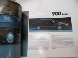 Saab 90, 900, 9000 1986 -myyntiesite / brochure