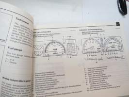 Mitsubishi Galant - omistajan käsikirja / owner´s handbook -käyttöohjekirja
