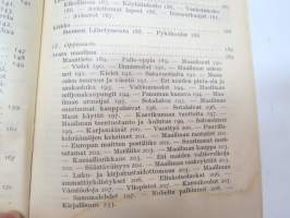 Kansanvalistusseuran Tietokalenteri 1914 -calendar