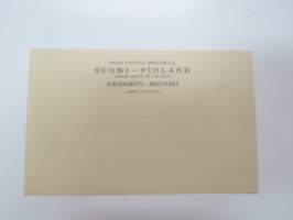 Emelie Bergbom - Suomen Kansallisteatteri - Minervan Kirjakauppa / Helsinki -postikortti / postcard