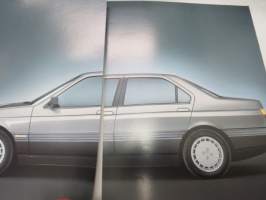 Alfa Romeo 164 -myyntiesite / brochure