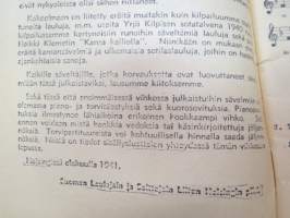 Leijonan pojat - Lauluja sotapojille ja kotirintamalle II - sävellyskilpailun tuloksia ja muita satalven 1939-40 lauluja -songs from the war time