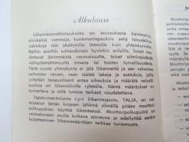 Aja oikein - moottoripolkupyörälijän liikenneopas + liikennemerkkikuvasto liitteenä -moped driver´s guide