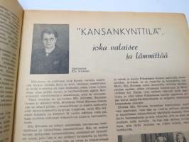 Tuulia 1946 kesänumero, &quot;Niiden lehti, jotka uskovat parempaan, kauniimpaan ja iloisempaan maailmaan&quot; - Jyväskylässä ilmestynyt ajanvietelehti -magzine