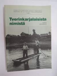 Tverinkarjalaisista nimistä - Suomalais-ugrilaisen seuran toimituksia 209 -carelian names