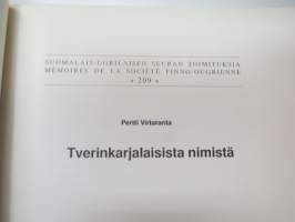 Tverinkarjalaisista nimistä - Suomalais-ugrilaisen seuran toimituksia 209 -carelian names