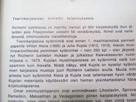 Tverinkarjalaisista nimistä - Suomalais-ugrilaisen seuran toimituksia 209 -carelian names