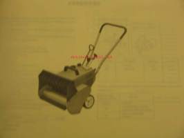 Yamaha AS220 Snow Thrower parts catalogue lumilinko varaosaluettelo