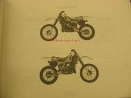 Yamaha YZ250K parts catalogue varaosaluettelo