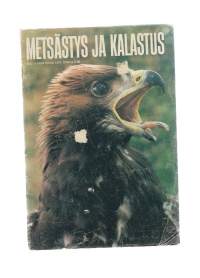 Metsästys ja kalastus 1971 nr 4  - Kotka,  hirvemme, UKK, metson talviruokinta, Miroku Japani