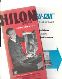 Hilon ja Heli-Coil liuotinaineet - esitteet 1958