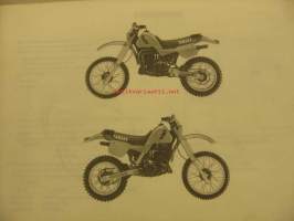 Yamaha IT250Z 83 parts catalogue varaosaluettelo