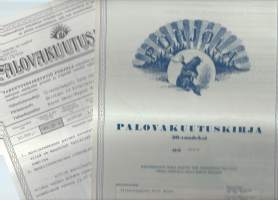 Palovakuutus Oy Pohjola, Palovakuutuskirja  1967 ja -71 vakuutuskirja 2 kpl