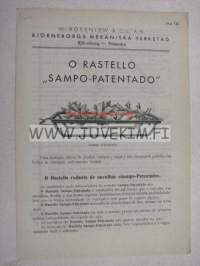O Rastello Sampo-Patentado -esite espanjaksi