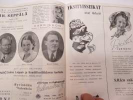Helsingin Kansanteatteri - Työväenteatteri (Ylioppilastalo) Näytäntökausi 1938-1939 - &quot;Neljä naista&quot;, pääosissa Vappu Elo, Einen Laine, Elsa Turakainen,