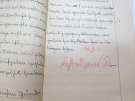 Saksalaisen koulupojan muistivihko vv. 1940-41 -german schoolboy´s notebook