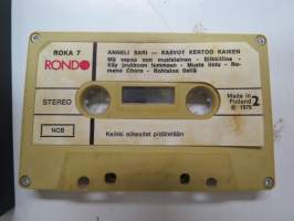 Anneli Sari - Kasvot kertoo kaiken - Rondo ROKA 7 C-kasetti /C-cassette