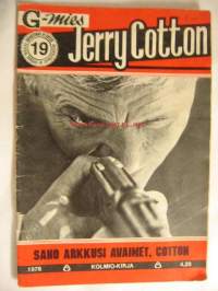 Jerry Cotton 1978 nr 19 Sano arkkusi avaimet, Cotton