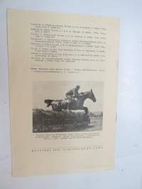 VIII Pohjoismaiset ratsastuskisat Helsingissä 16-20 p:nä kesäkuuta 1937 -käsiohjelma / riding competition program