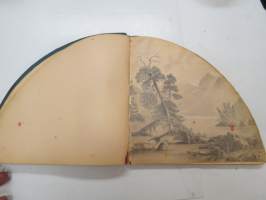 Poesie - Anna Natt och Dag ca. 1891 - svenska flickans album, skriftliga minnesord skrivna av vänner (+ två rittningar) -ruotsalaisen tytön albumi, jossa