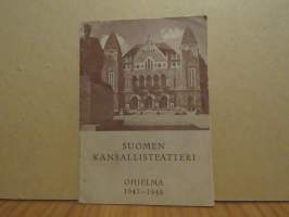 Suomen Kansallisteatteri ohjelma 1947-48