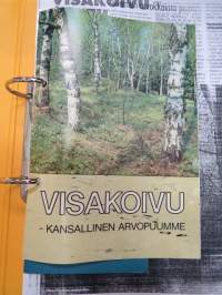 Juuret huomiseen opintoaineistokansio (2002) - Visakoivu / Virtasen visaopas / Kokemuksia visakoivun kasvatuksesta (1951) -curly birch farming