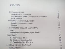 Juuret huomiseen opintoaineistokansio (2002) - Visakoivu / Virtasen visaopas / Kokemuksia visakoivun kasvatuksesta (1951) -curly birch farming