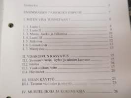 Juuret huomiseen opintoaineistokansio (2002) - Visakoivu / Virtasen visaopas / Kokemuksia visakoivun kasvatuksesta (1951) -curly birch farming