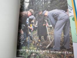 Juuret huomiseen opintoaineistokansio (2002) - Visakoivu / Virtasen visaopas / Kokemuksia visakoivun kasvatuksesta (1951) -curly birch farming